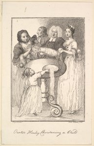 Hatip Henley Bir Çocuk Vaftizi, 1794. by Jane Ireland