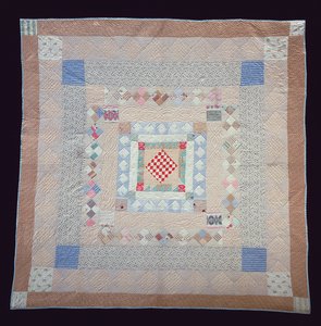 Patchwork yorgan, c.1860 (tekstil) by Jane Pizar