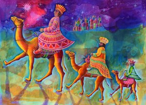 Three Kings, 1997, (mürekkep ve guaj)