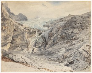 Rosenlaui Gletscher by Janus La Cour