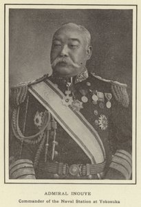 Amiral Inouye, Yokosuka Deniz Karakolu Komutanı by Japanese Photographer