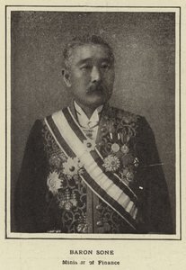 Maliye Bakanı Baron Sone by Japanese Photographer