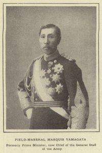 Mareşal Marquis Yamagata, Eski Başbakan, şimdi Ordu Genelkurmay Başkanı by Japanese Photographer