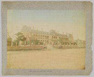 Imperial Hotel, Tokyo, Japonya (el ile renklendirilmiş s/b fotoğraf) by Japanese Photographer