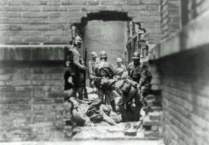 Japon askerleri Şanghay, Çin, 1937