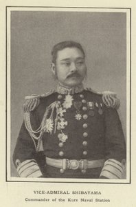 Koramiral Shibayama, Kure Deniz Karakolu Komutanı by Japanese Photographer