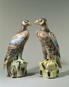Bir Çift Arita Eagles, 1695 (porselen)
