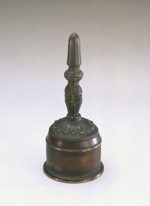 Budist ritüel zili, Kamakura dönemi, 1185-1333 (seramik) by Japanese School