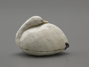 Kar kazı şeklinde konteyner, Ikaho, Gunma ili, Meiji dönemi (seramik) by Japanese School