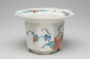 Kupa, 17. yüzyılın sonu ile 18. yüzyılın başları (Kakiemon, sır üstü emayeli porselen) by Japanese School
