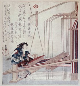 Japon dokuma tezgahı, 19. yüzyıl sonu baskı