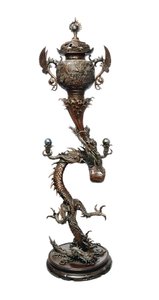 Koro, Meiji Dönemi, 19. yüzyıl sonu (bronz) by Japanese School