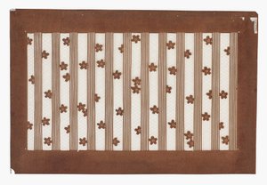 Kağıt şablon (katagami), 19. yüzyılın sonlarında (hurma ile işlenmiş dut kabuğu kağıdı suyu ve ipek iplik) by Japanese School