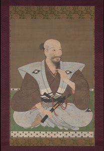 Bir Savaşçının Portresi, asılı kaydırma by Japanese School