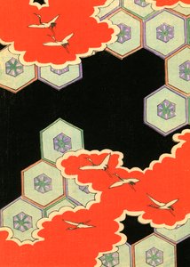 Uçan Vinçli Kızıl Bulutlar by Japanese School