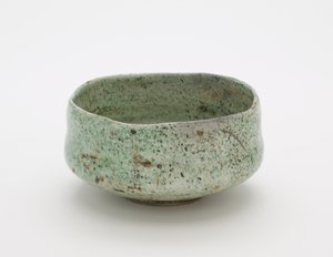 Sahte Raku mührü olan çay kasesi, bilinmeyen Raku atölyesi by Japanese School