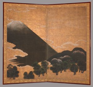 Fuji Dağı manzarası by Japanese School