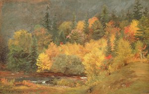 Dere kenarında sonbahar, 1855 by Jasper Francis Cropsey
