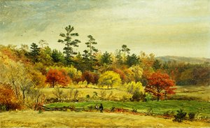 Çitte Konuşma, 1873 by Jasper Francis Cropsey