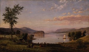 Greenwood Gölü, New Jersey, 1866 by Jasper Francis Cropsey