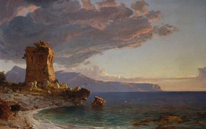 Capri Adası, 1893 by Jasper Francis Cropsey