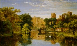 Warwick Kalesi, İngiltere, 1857 by Jasper Francis Cropsey