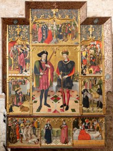 Altarpiece (Aziz Abdó ve Senén Altarpiece) by Jaume Huguet