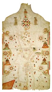 Akdeniz ve Karadeniz haritası, 1563 by Jaume Olives