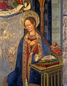 Müjde,1457 (ahşap üzerine tempera) by Jaume the elder Ferrer