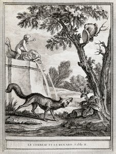 Karga ve Tilki, Jean-Baptiste Oudry