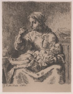 yulaf ezmesi by Jean Francois Millet