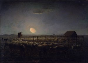 Koyun Ağı, Ay Işığı by Jean Francois Millet