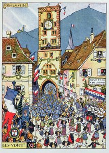 Fransız birliklerinin Alsace, Ribeauville