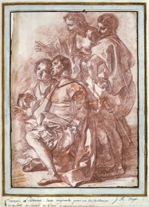 Kristof Kolomb Amerika'ya ayak basıyor' 1494 (kırmızı mum boya) by Jean Robert Ango