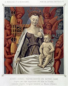 Agnes Sorel (1422-1450) (Beaute sur Marne Hanımı) (Beaute-sur-Marne) Notre Dame