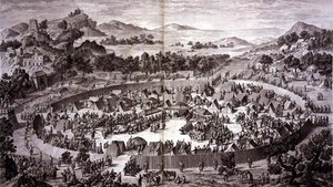 Yerechim duvarlarının altındaki Kampında Tchao-Hoei, Temmuz 1759