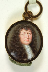 Louis XIV (emaye) by Jean Adam Mathieu