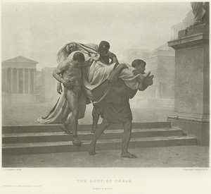 The body of Caesar (gravure)