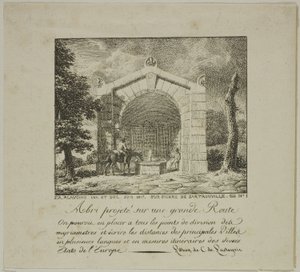 Otoyol Boyunca Sığınak Projesi by Jean Antoine Alavoine