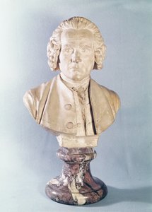 Jean-Jacques Rousseau'nun Büstü (1712-78) (mermer)