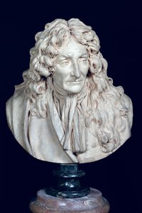 Jean de La Fontaine büstü (1621-95) 1692 (kil)