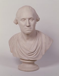George Washington (boyalı sıva) by Jean Antoine Houdon