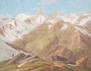 Petit Jorasse yakınlarındaki Mont Blanc Masifi