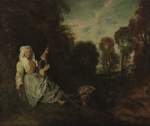  by Jean Antoine Watteau