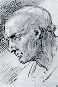 Bir kafanın incelenmesi, 1913. by Jean Antoine Watteau