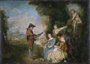 by Jean Antoine Watteau