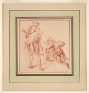 İki Acemi by Jean Antoine Watteau