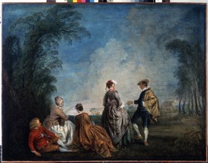 Utanç verici bir teklif. Jean Antoine Watteau