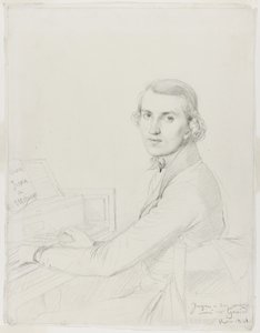 Charles Gounod, 1841 by Jean Auguste Dominique Ingres