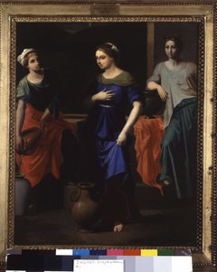 Eliezer ve Rebecca by Jean Auguste Dominique Ingres